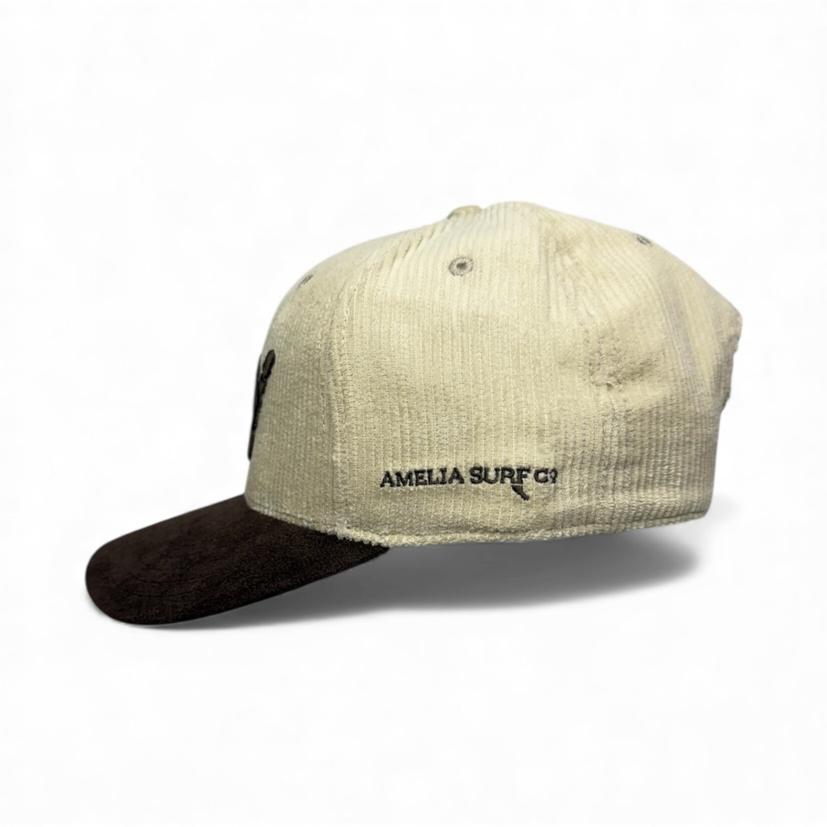AMELIA SURF CO. HAT ASC EMBROIDERED SHAKA CORDUROY/SUEDE HAT