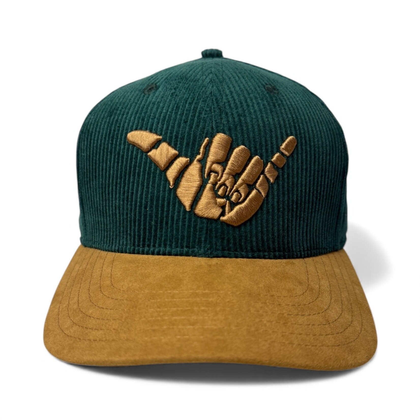 AMELIA SURF CO. HAT ASC EMBROIDERED SHAKA CORDUROY/SUEDE HAT
