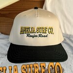 AMELIA SURF CO. HAT ASC "LEGEND OF REEFER ROAD" HAT DARK GREEN CREAM