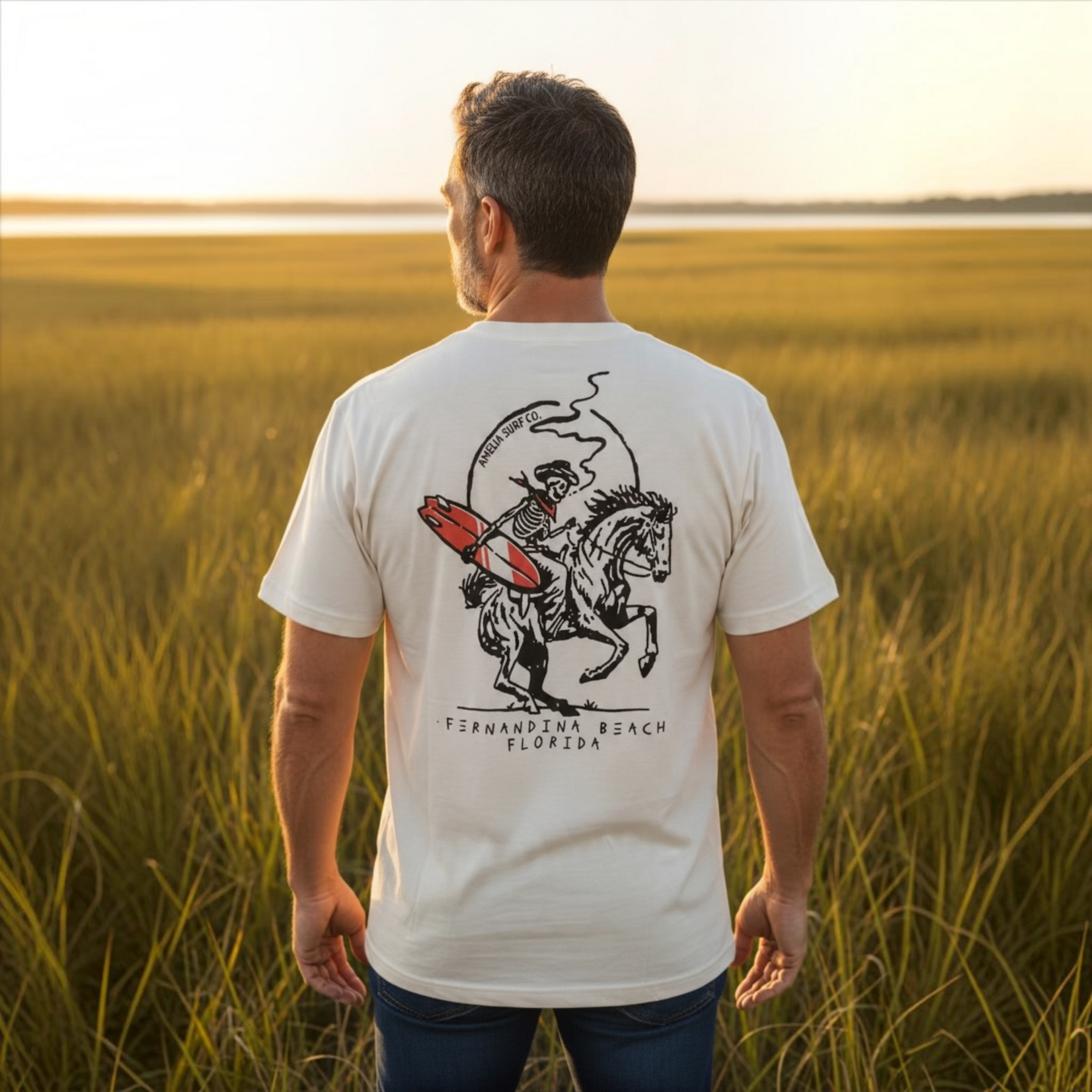 ASC WESTERN STOEFS TEE ECRU