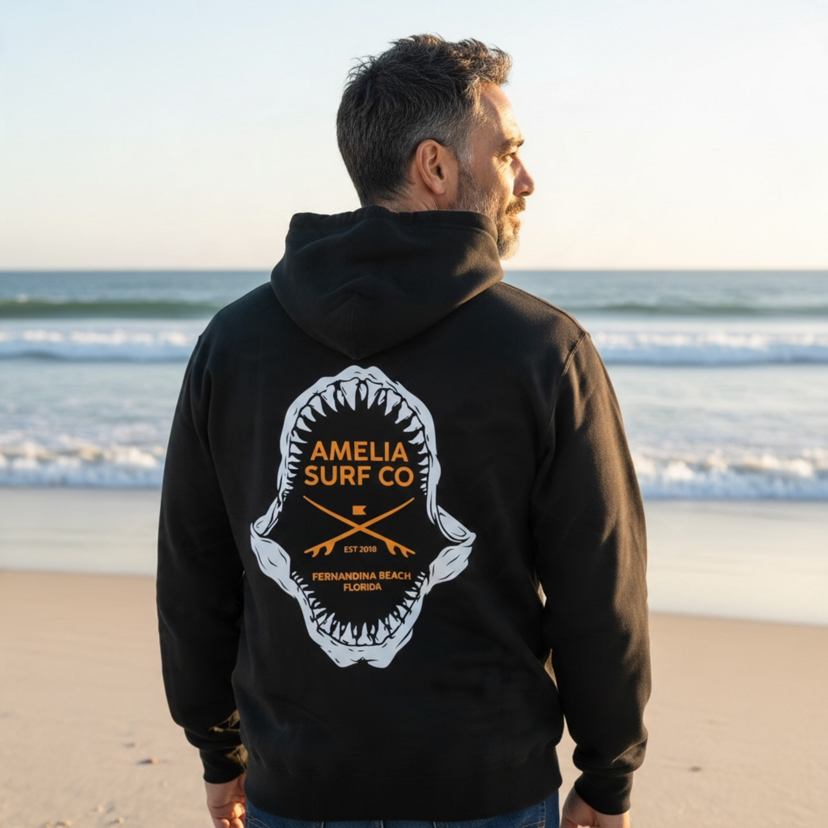 ASC JAWS HOODIE BLACK