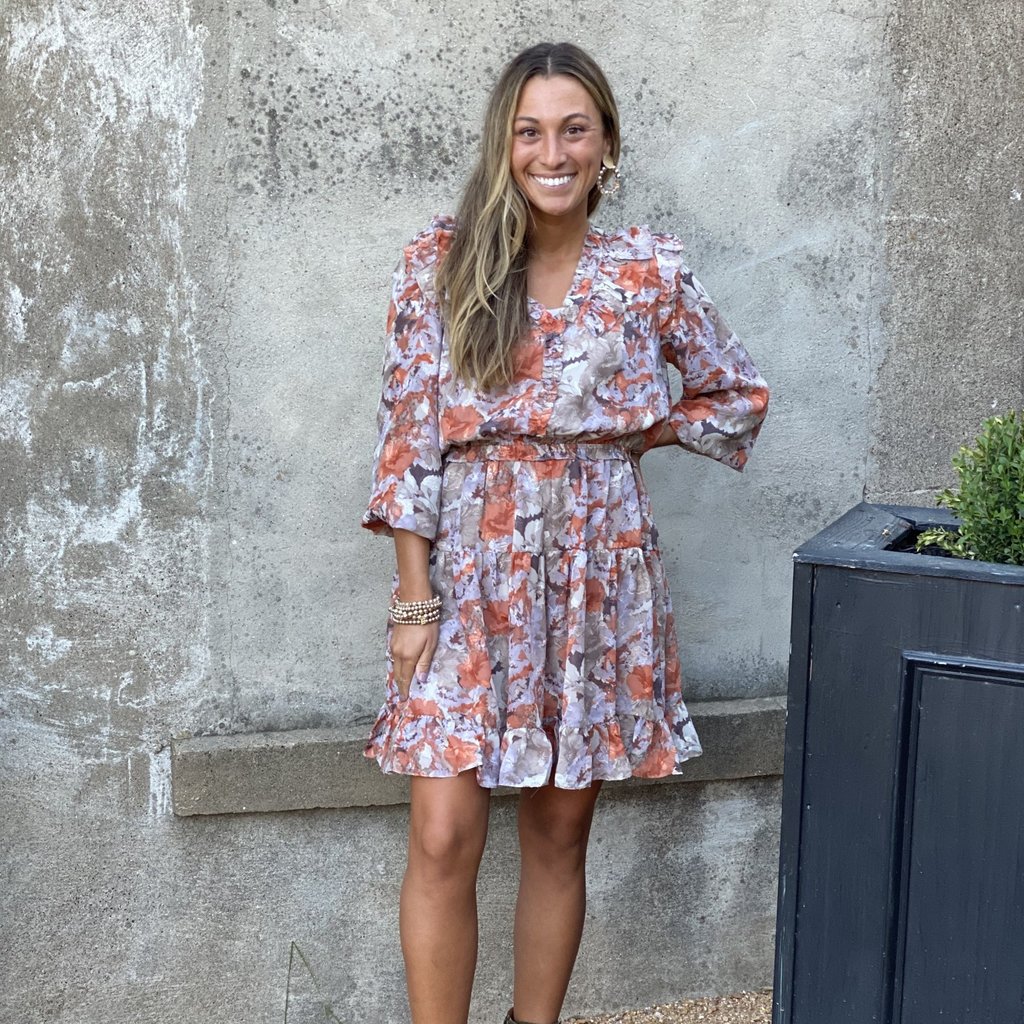 current air Fall Floral Dress