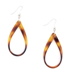 Zenzii Resin Ribbon Earring-Multiple Colors