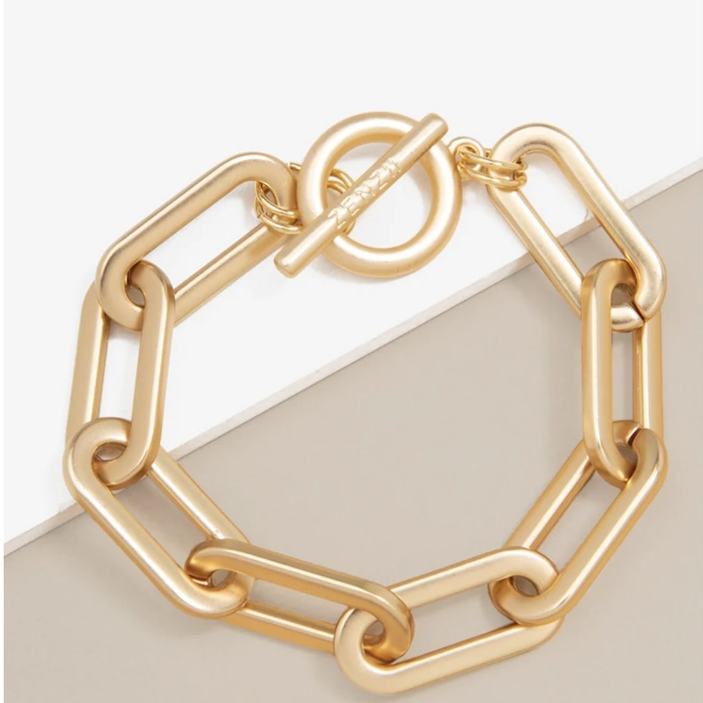 Zenzii Gold Link Bracelet