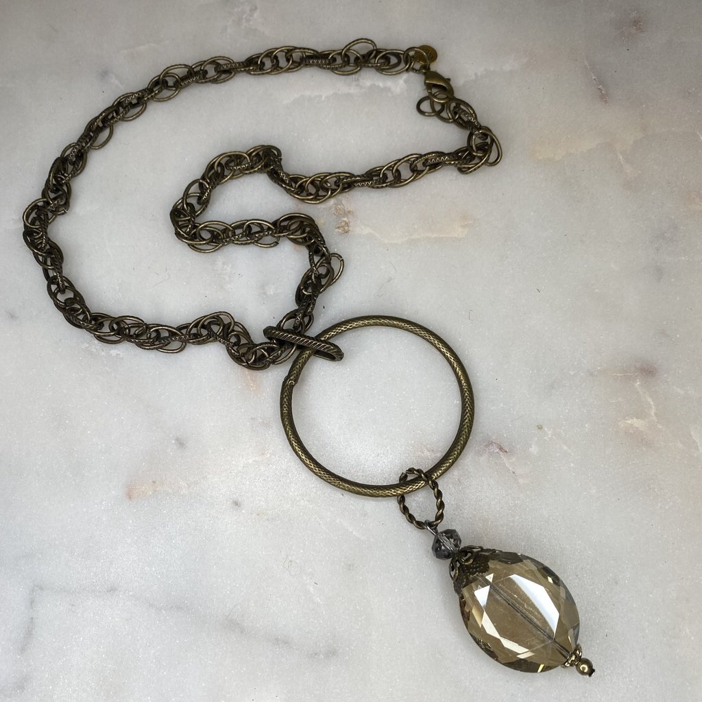 Lost & Found Drop Crystal Necklace