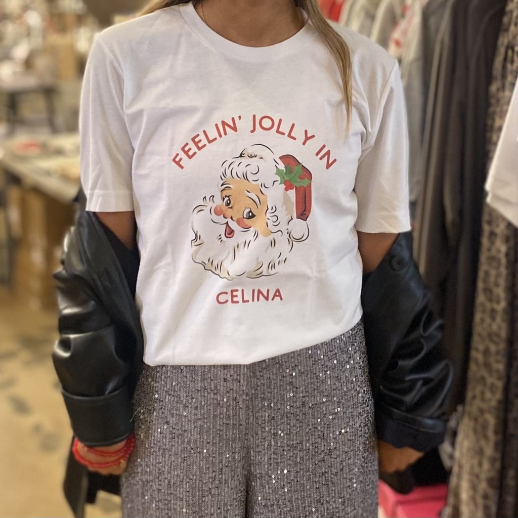 Southern Sisters Entersprises Celina Jolly Santa T-Shirt