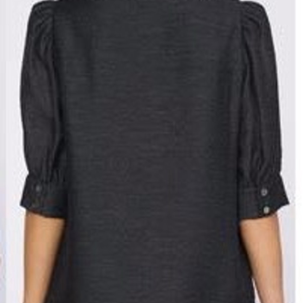 current air Gathered Neck Top