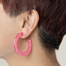 Zenzii Acrylic Hoop Earring