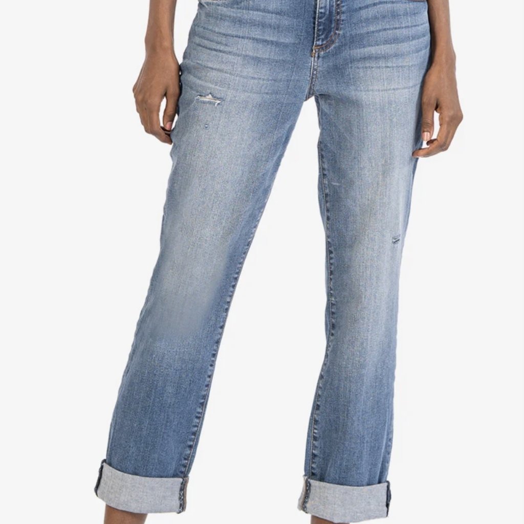 Kut from the Kloth Catherine Mid Rise Boyfriend Jeans
