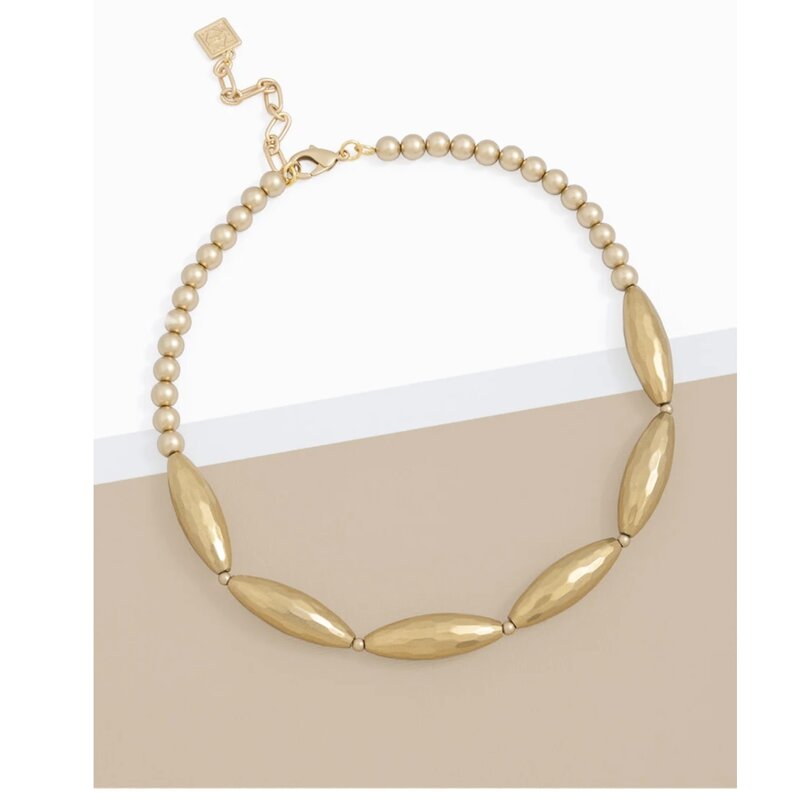 Zenzii Spindle Link Collar Necklace