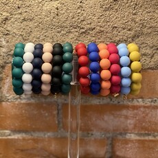 Zenzii Chunky Matte Beaded  Bracelet in Multiple Colors