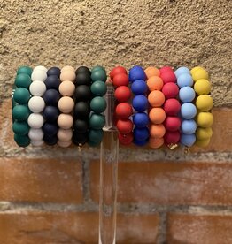 Zenzii Chunky Matte  Bracelet in Multiple Colors