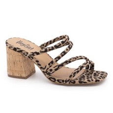 Corkys Leopard Strappy Sandal