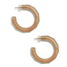 Zenzii Acrylic Hoop Earring