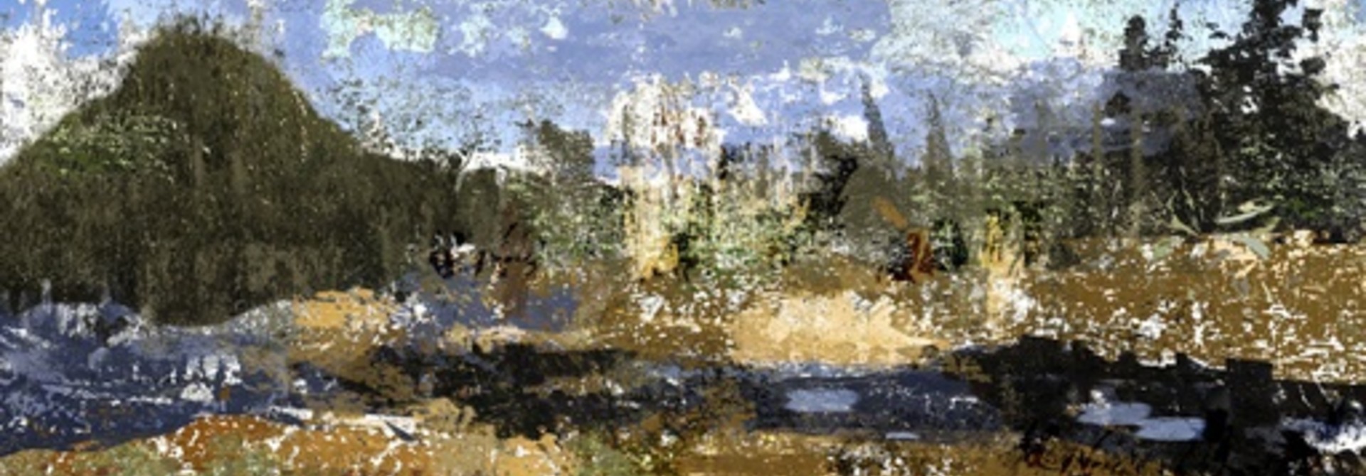 Passing By (After Cezanne)