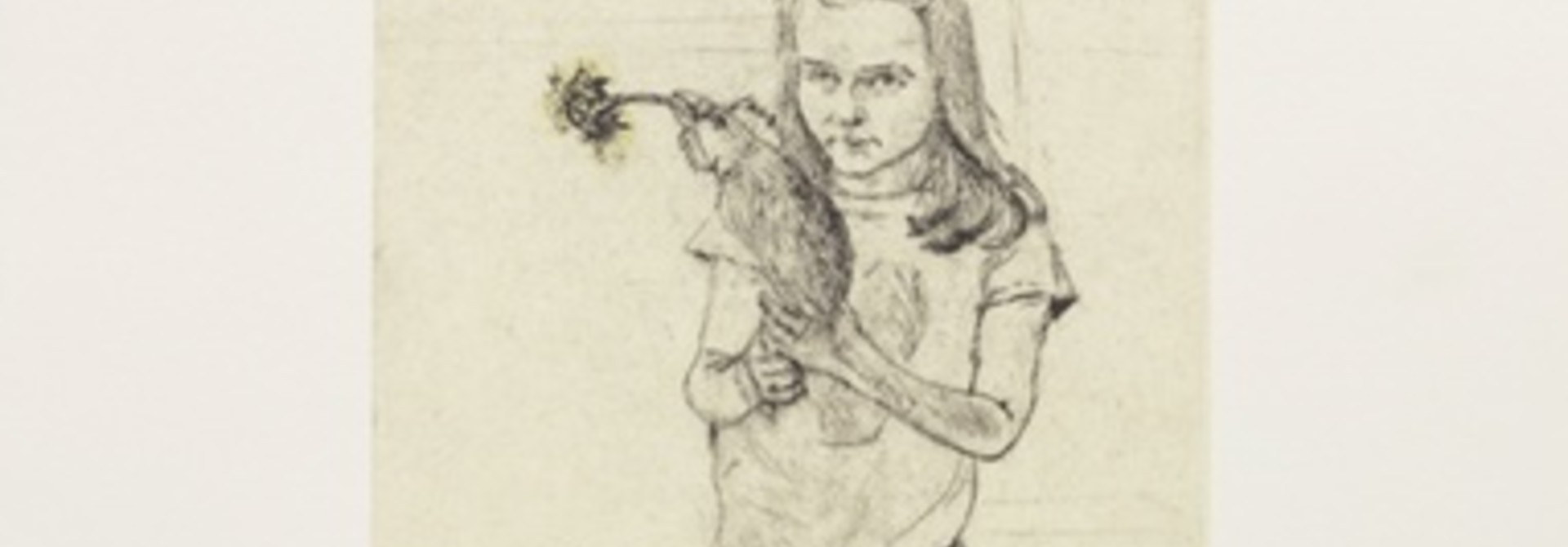 Girl with Sunflower