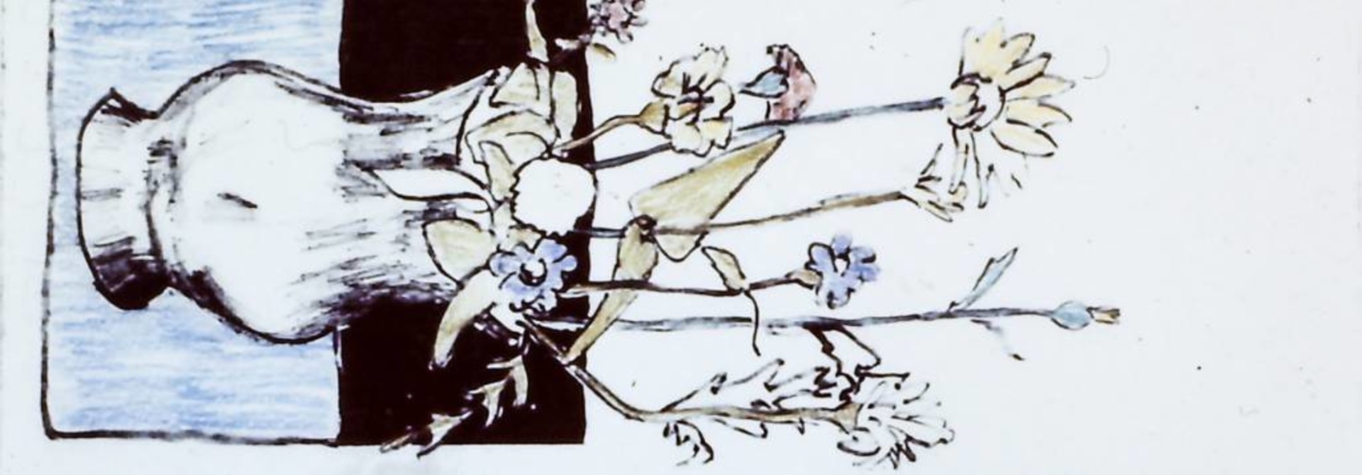 Untitled (flowers, hand-coloured)