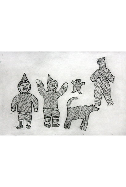 “Nunavut 2000 Print Exhibition”, Kenojuak Ashevak