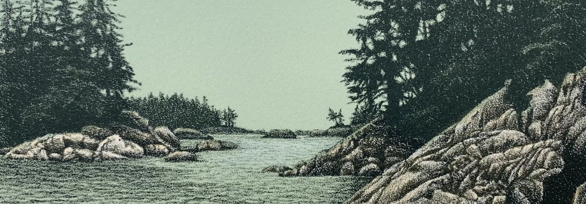 Inside Passage II (framed)