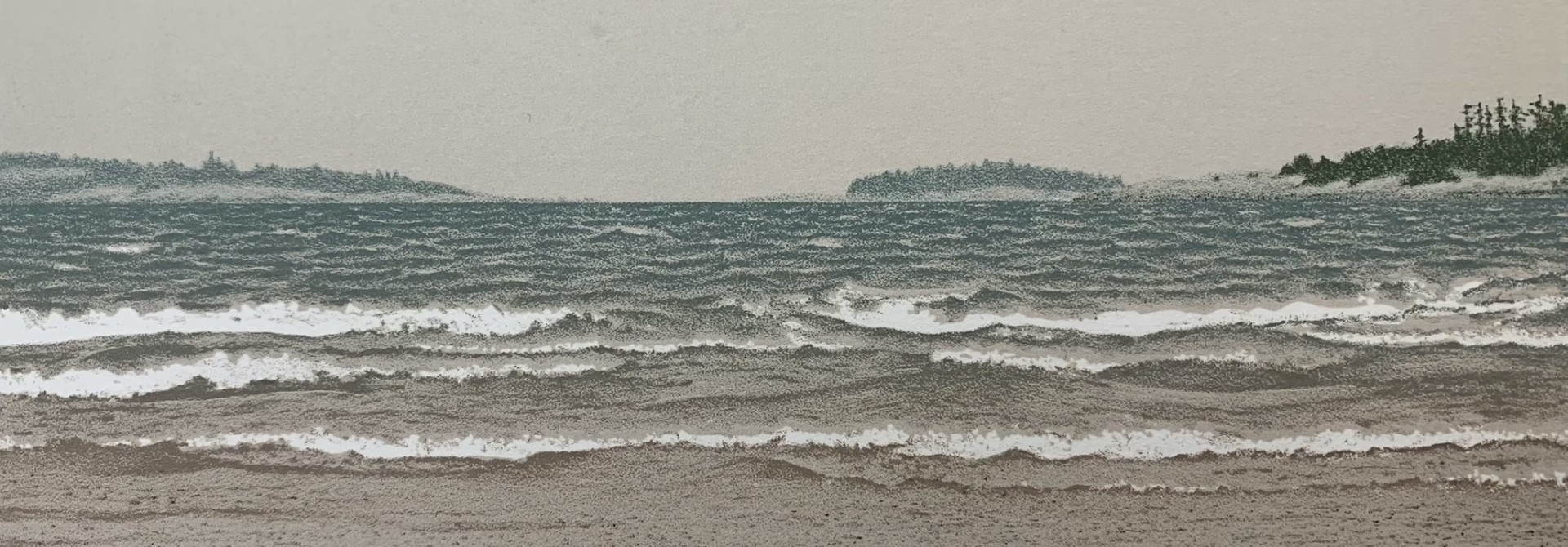 Ballenas Channel (framed)