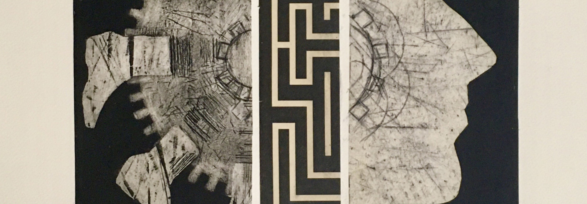 Exchanging Mazes for Labyrinths #1 (framed)