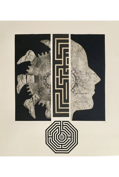 Exchanging Mazes for Labyrinths #1 (framed)