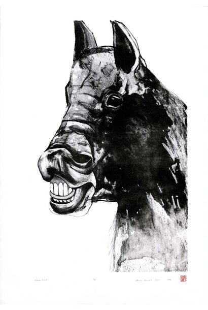Horse Laugh - Smiling animal series #3
