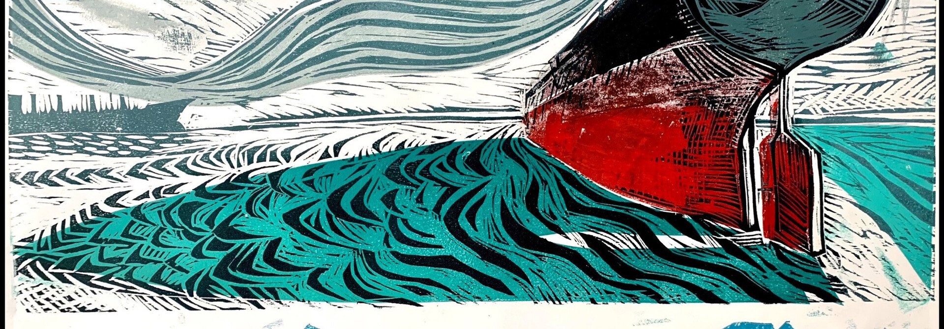 Reduction Woodcut | Wednesdays in October