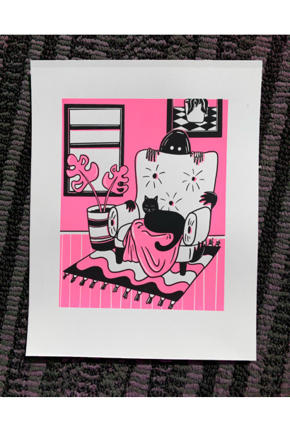 Pink Ghost Cat