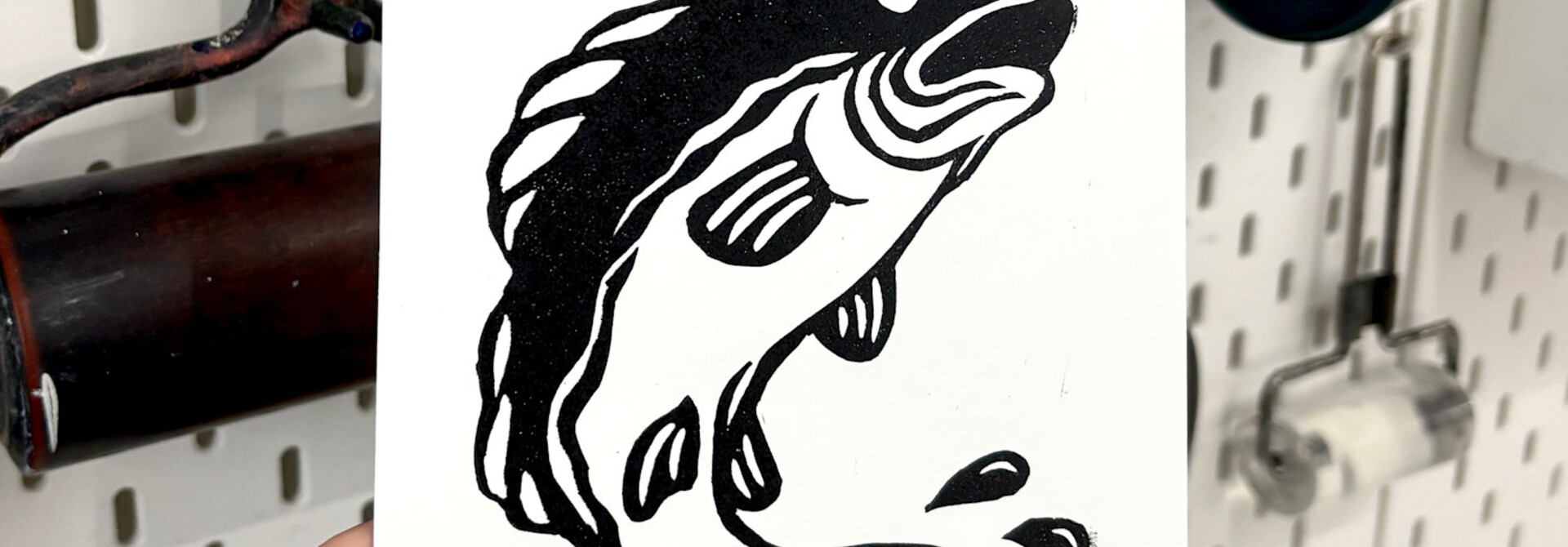 One-Colour Introductory Lino Block Printing - July 7th