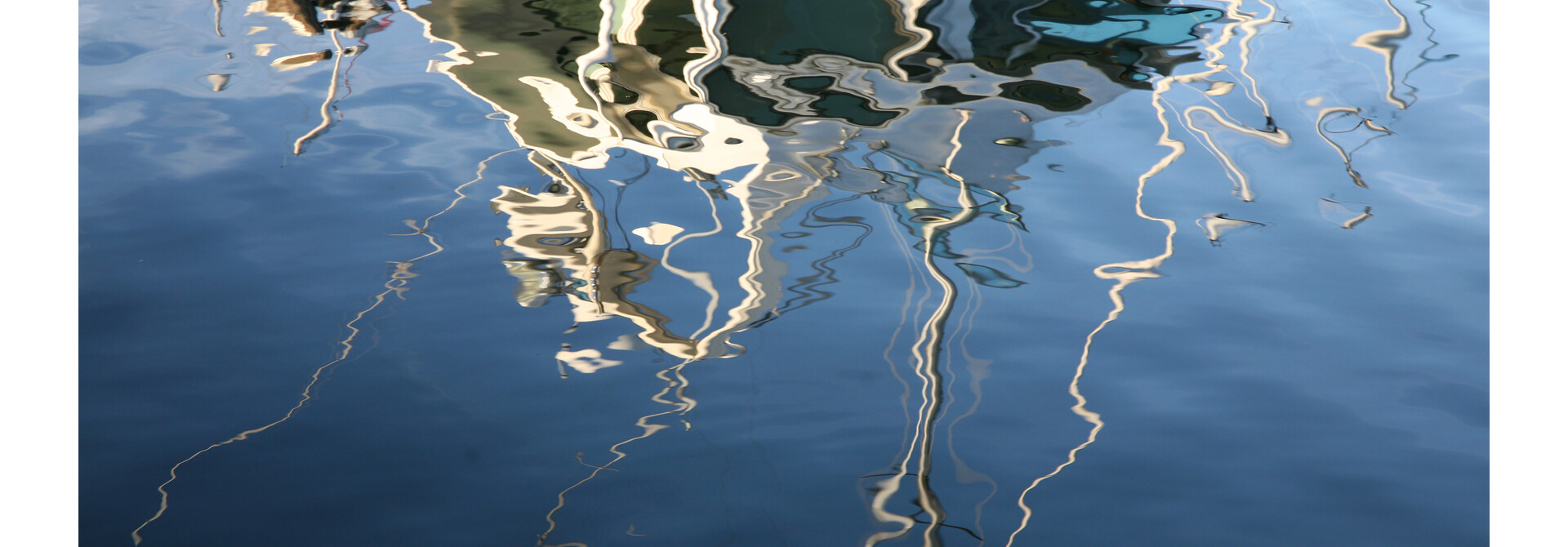 White Mast Reflection