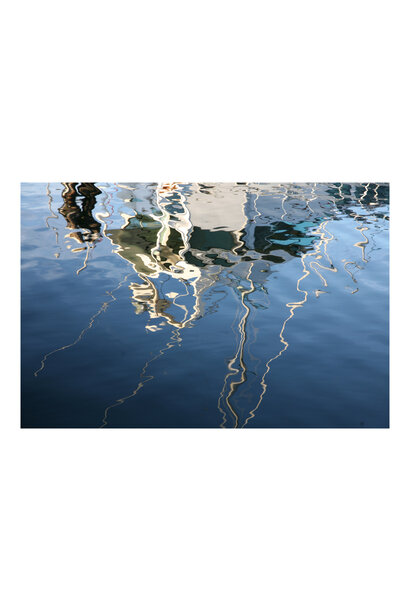 White Mast Reflection 
