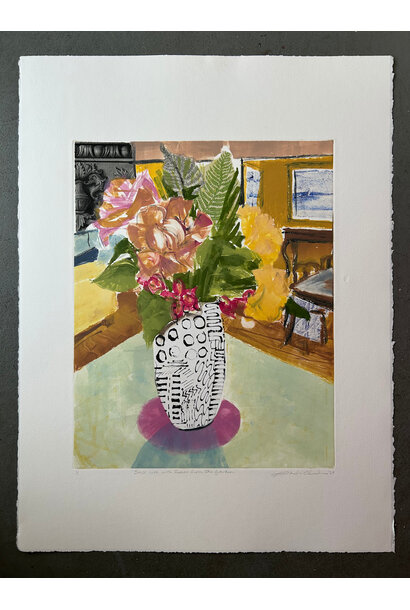 Still life with Garden Roses