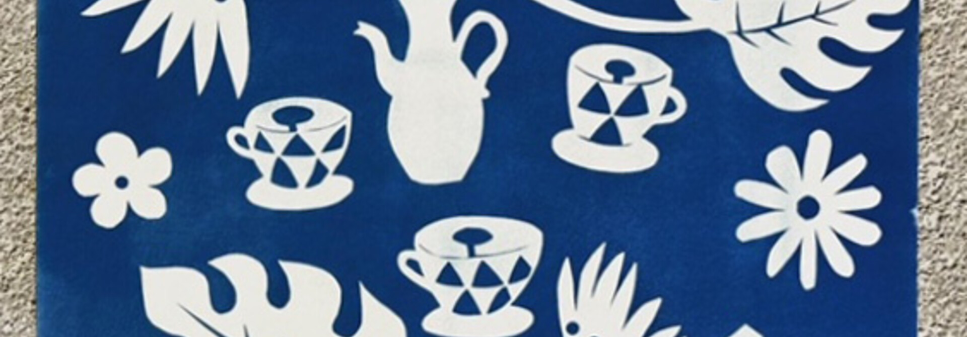 Cyanotype with solar exposure - April 29th