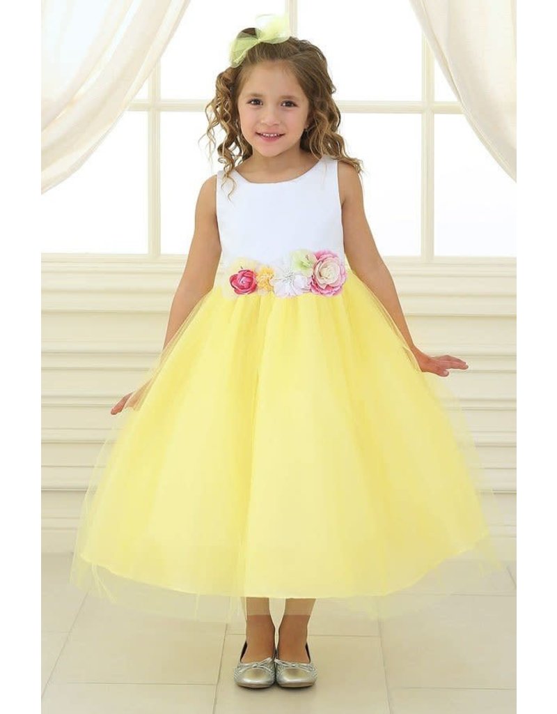 yellow color dress