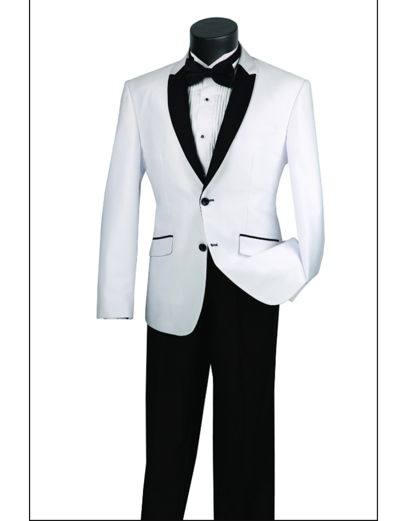 black and white dress suit