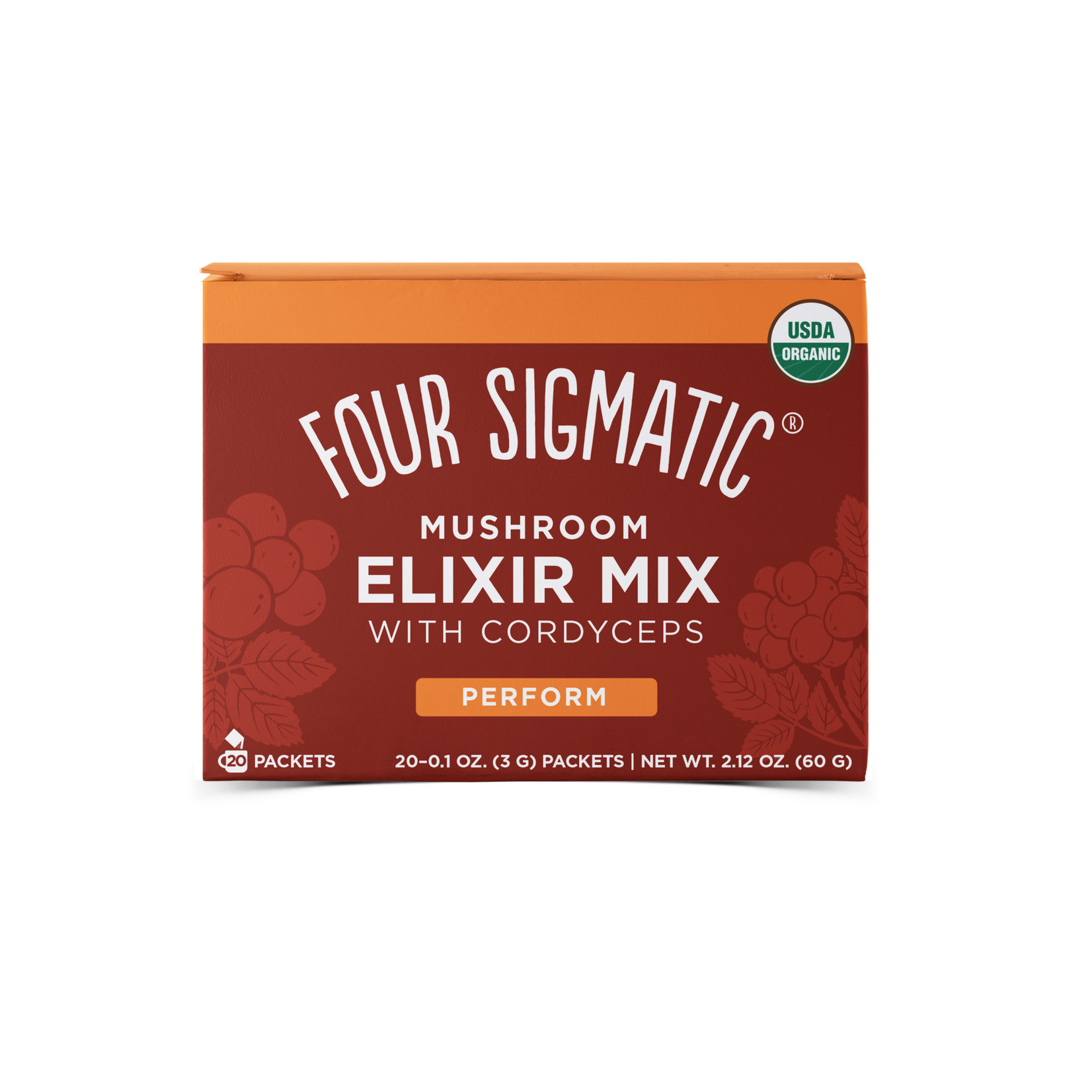 Four Sigmatic Four Sigmatic Mushroom Elixir Mix With Cordyceps (Perform) 20ct.