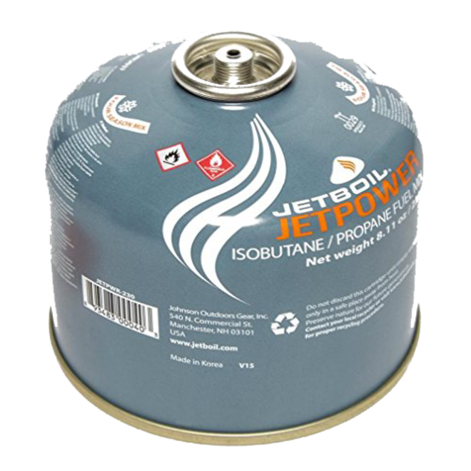 Jetboil Jetpower FuelO 230 Grams 8.11 OZ Corlane Sporting Goods Ltd.