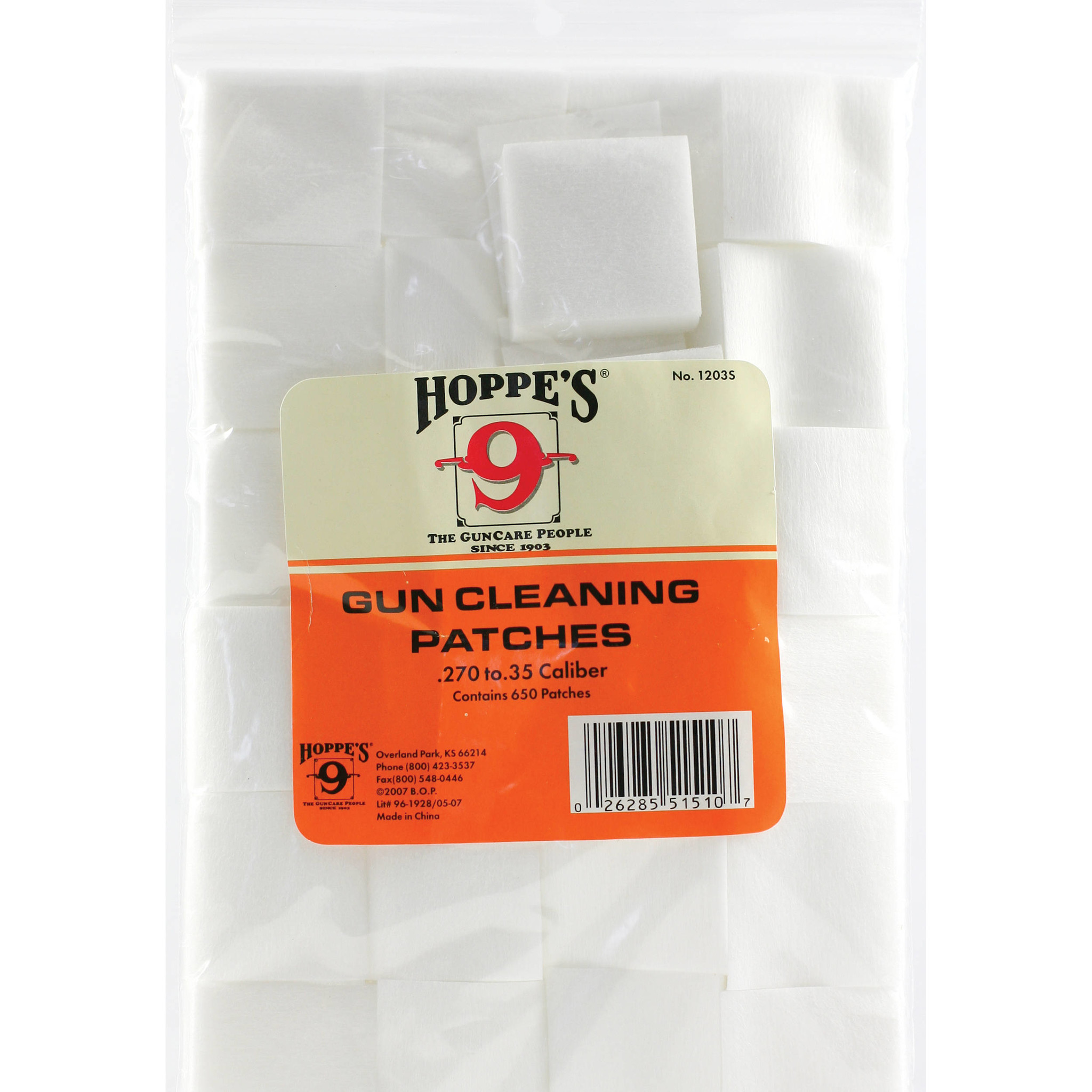 Hoppe's Gun Cleaning Patches Corlane Sporting Goods Ltd.