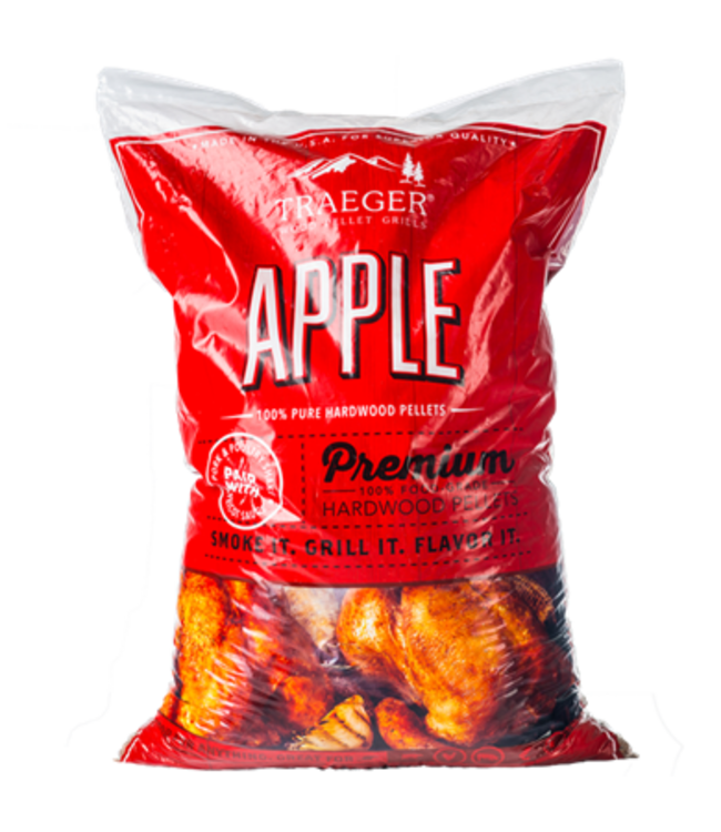Traeger Traeger Apple Wood Pellets  9 KG / 20 lb Bag
