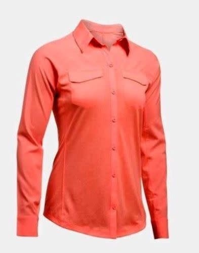 Under Armour Under Armour Fish Hunter Hybrid Long Sleeve Salmon Under Armour Under Armour Fish Hunter Hybrid Long Sleeve Salmon