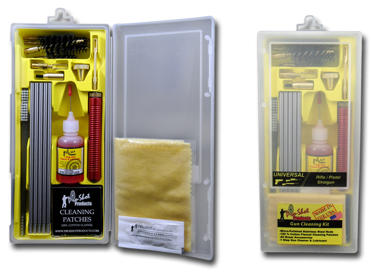 Pro-Shot Pro-Shot Custom Cleaning Kit & Rod w/ Plastic Case .27 Cal & Up Pro-Shot Pro-Shot Custom Cleaning Kit & Rod w/ Plastic Case .27 Cal & Up