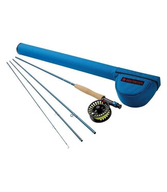 Redington Fly Products Redington Crosswater - 8WT- 9'-4pc - Blue Fly Fishing Outfit