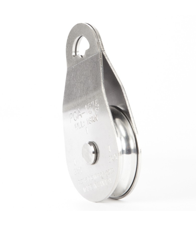 Portable Winch 1275 Single Swing Side Pulley w/ Stainless Steel Plates. 1 Alu. Sheave 76mm