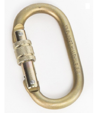 Portable Winch 1276 Steel Locking Carabiner - MBS: 25 KN