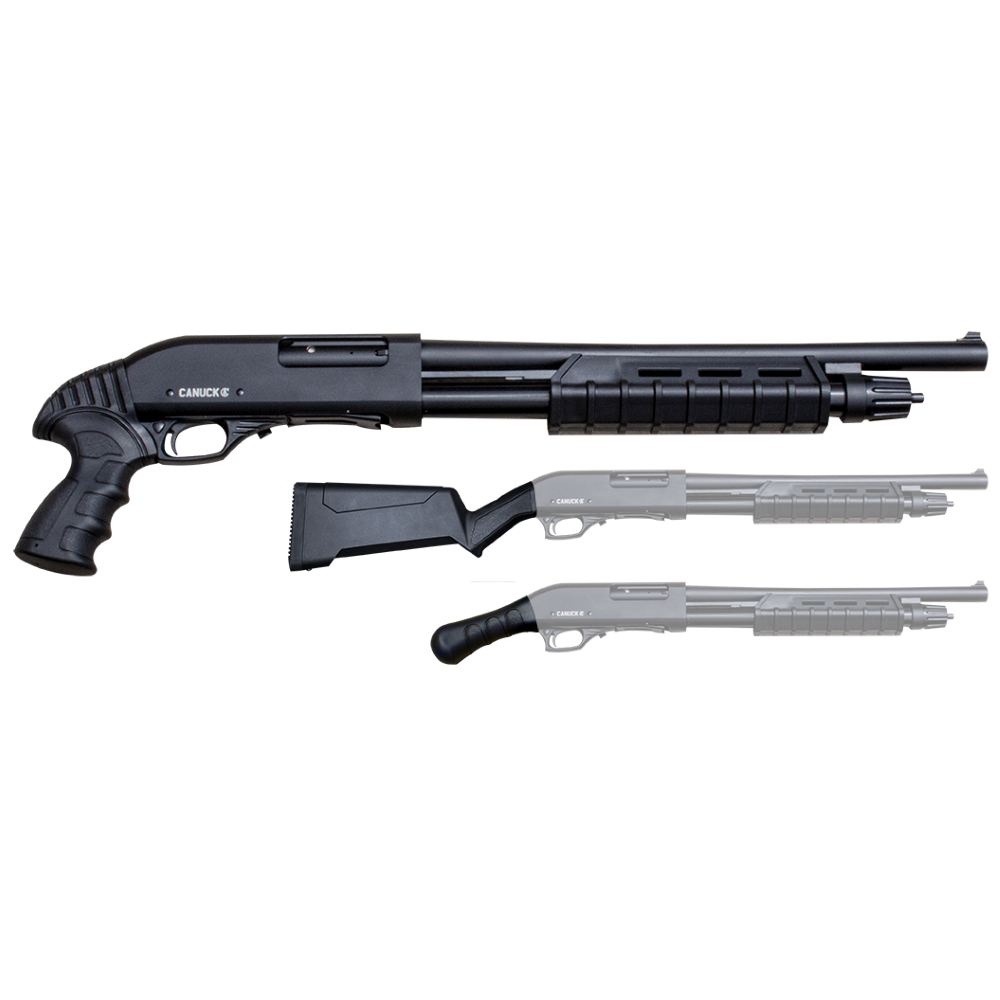 Canuck Canuck Enforcer Pump Action 12 GA w/ 3 Stocks Canuck Canuck Enforcer Pump Action 12 GA w/ 3 Stocks