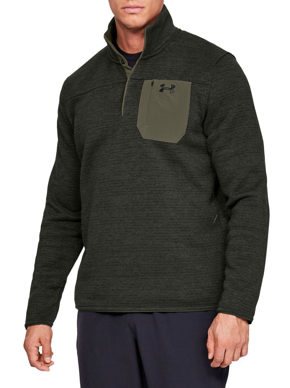 Under Armour Specialist Henley 2.0 Green - Corlane Sporting Goods Ltd.