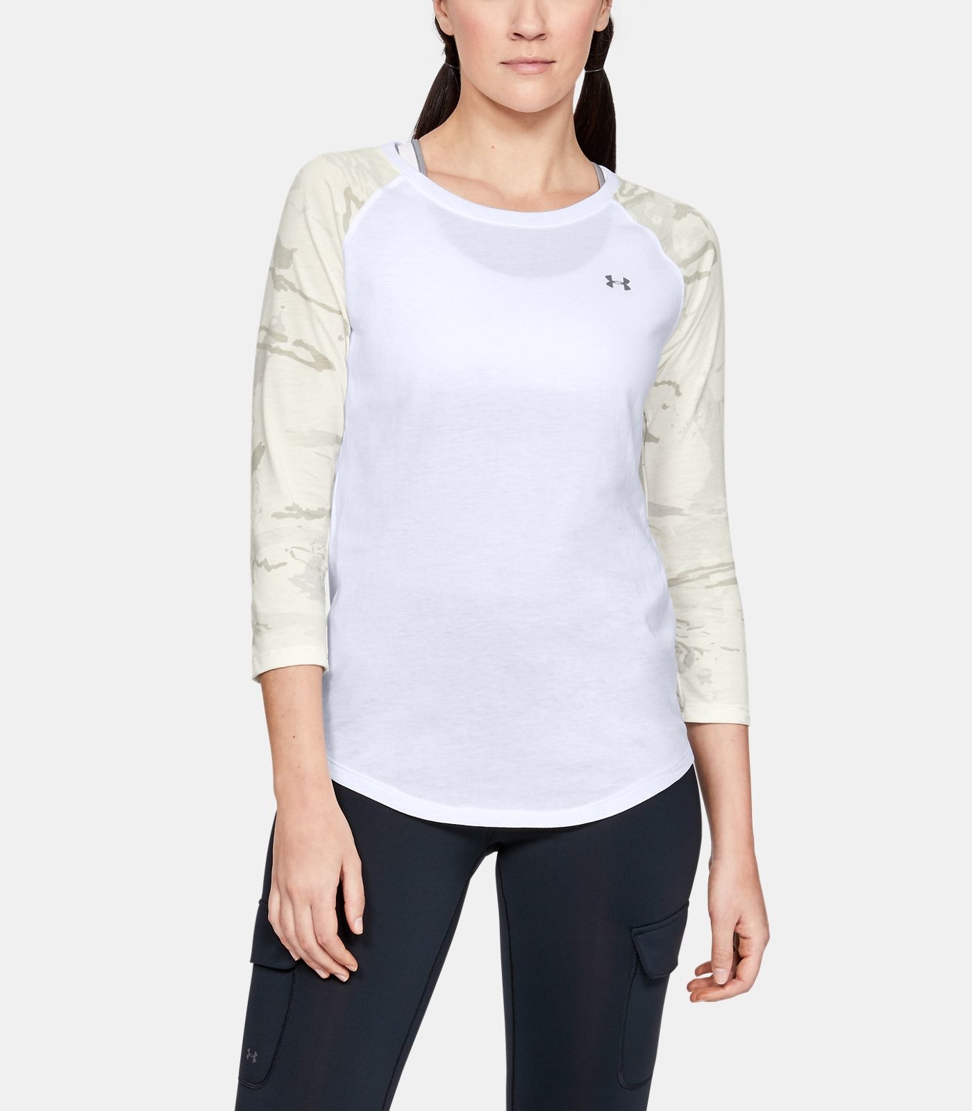 Under Armour Womens Camo Sleeve Utility White Corlane Sporting Goods Ltd.