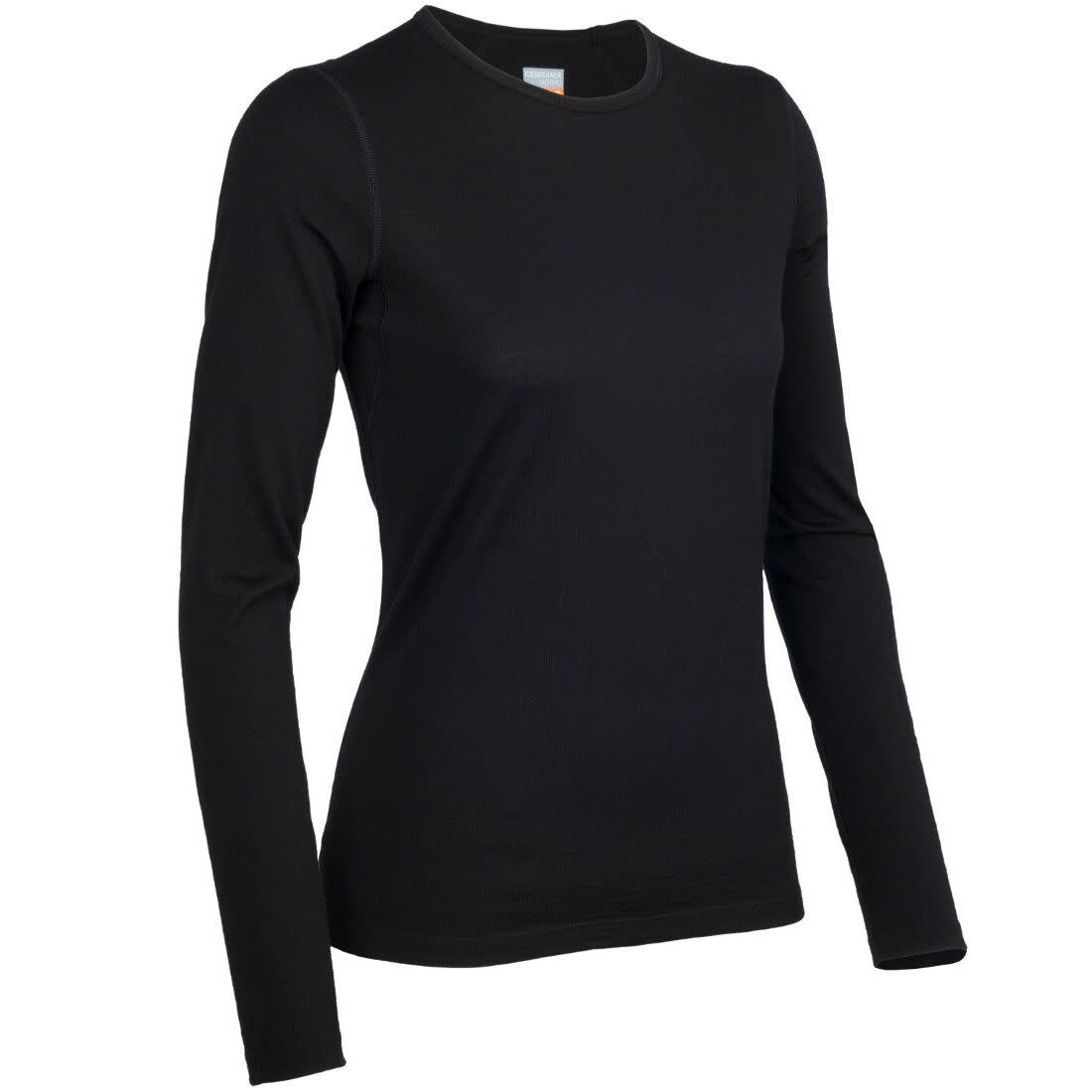Icebreaker Womens Oasis Long Sleeve Crew Black Corlane Sporting Goods Ltd.