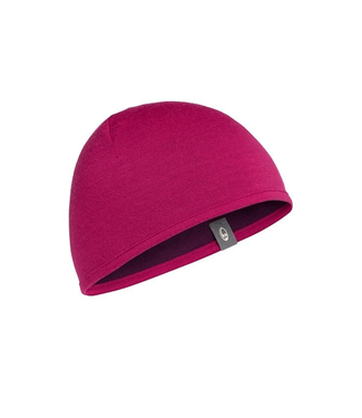 Icebreaker Merino Clothing Inc Icebreaker Pocket Hat Raspberry/Maroon One Size